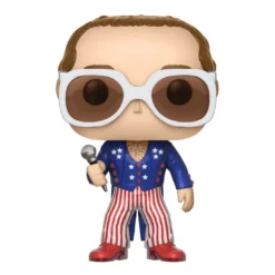 Elton John Collectible 2017 Funko POP Rocks Patriotic Figure #63 In A Protector Display Case