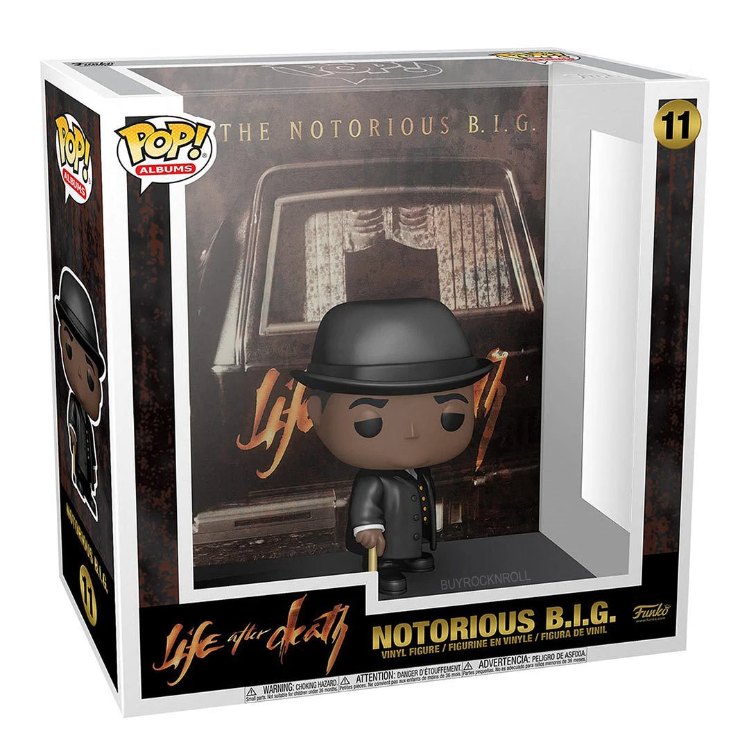 Biggie Smalls Collectible 2021 Handpicked Funko Pop! Albums Life After Death Notorious B.I.G Figure #11 4 Biggie Smalls Collectible 2021 Handpicked Funko Pop! Albums Life After Death Notorious B.I.G Figure #11