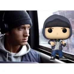 Pop Rocks! Eminem Collectible 2020 Funko Pop! Rocks 8 Mile Figure In Protector Display Case