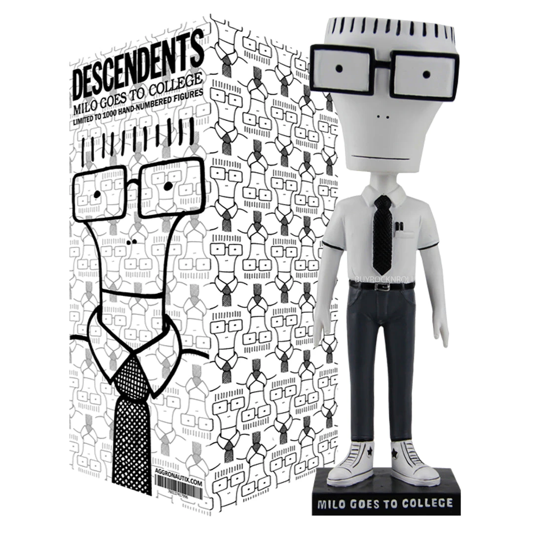Very Rare Descendents Collectible 2020 Aggronautix Milo Goes To College Throbblehead #144/1000 3 Very Rare Descendents Collectible 2020 Aggronautix Milo Goes To College Throbblehead #144/1000