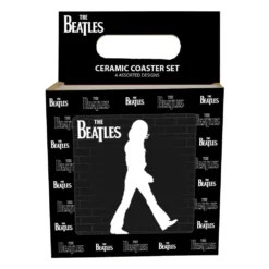 Vandor The Beatles Collectible 2018 50th Anniversary Abbey Road Coasters Set Of 4 Beatles, The