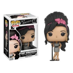 Amy Winehouse Collectible 2016 Funko Pop Rocks! Vaulted Figure #48 - Display Case