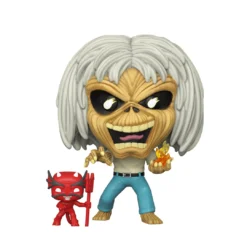 Iron Maiden Collectible 2018 Handpicked Funko Pop! Rocks Figure Set Of 4 In Protector Displays