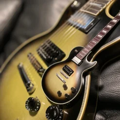 Axe Heaven Tool Collectible Adam Jones 1979 Gibson Les Paul Custom - Antique Silverburst Mini Guitar Replica 1:4 Scale Model