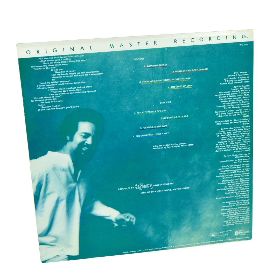 MFSL Collectors 1979 Mobile Fidelity Joe Sample Rainbow Seeker LP #1-016 6 MFSL Collectors 1979 Mobile Fidelity Joe Sample Rainbow Seeker LP #1-016