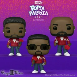 IN STOCK! Boyz To Men Collectible 2021 Funko Pop Rocks 3 Figure Set In Funko Foldable Protectors