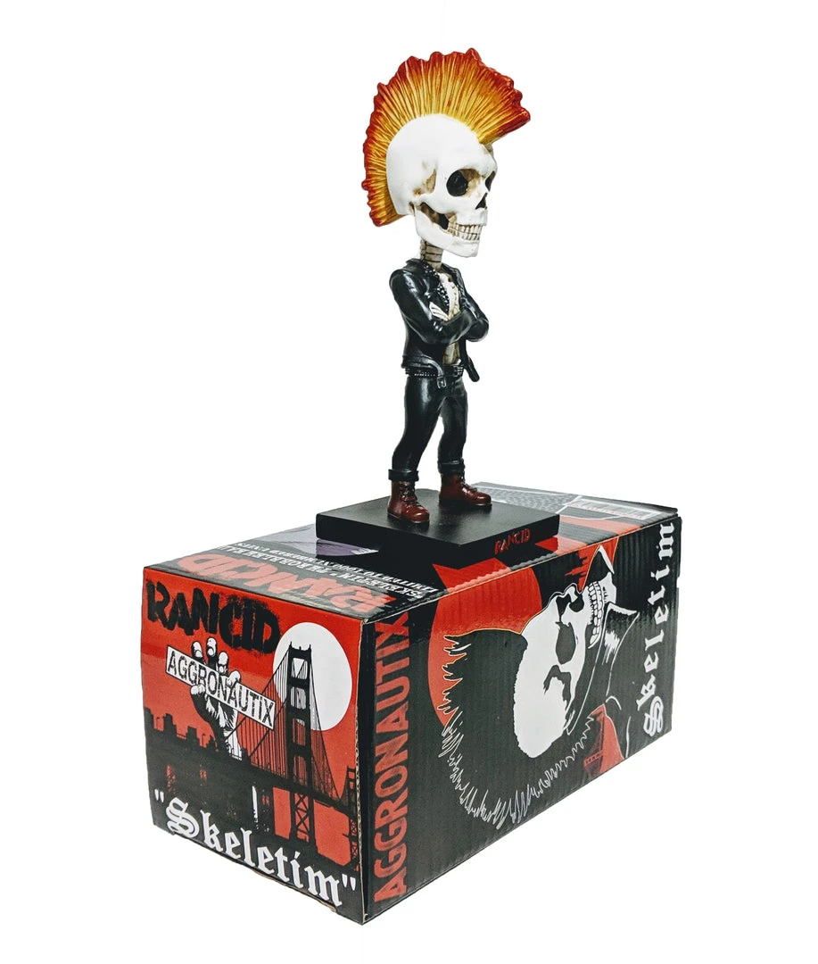 Rancid 2019 Aggronautix Skeletim Throbblehead Limited Edition Of 1000 - OOP! 5 Rancid 2019 Aggronautix Skeletim Throbblehead Limited Edition Of 1000 - OOP!