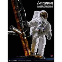 Apollo 11 Collectible 2021 Blitzway 1/4 Scale 1969 Astronaut Moon Landing Statue