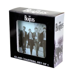 Beatles, The The Beatles Collectible 2014 50th Anniversary Fab Four Glass Coasters Set Of 4