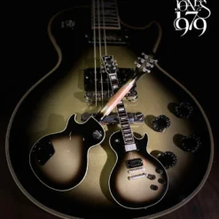 Axe Heaven Tool Collectible Adam Jones 1979 Gibson Les Paul Custom - Antique Silverburst Mini Guitar Replica 1:4 Scale Model