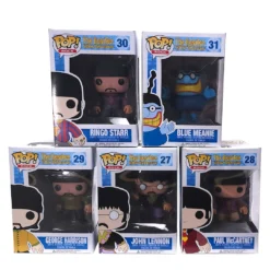 Beatles 2012 Funko Pop! Rocks Yellow Submarine 5 Figure Set Non-Perfect Boxes Beatles, The
