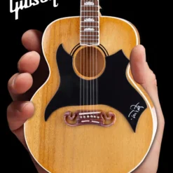 Tom Petty Ccollectible Axe Heaven Gibson SJ-200 Wildflower - Antique Natural Miniature Guitar Model