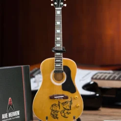 Axe Heaven John Lennon “Give Peace A Chance” Mini Acoustic Guitar Replica - Fab Four Beatles, The
