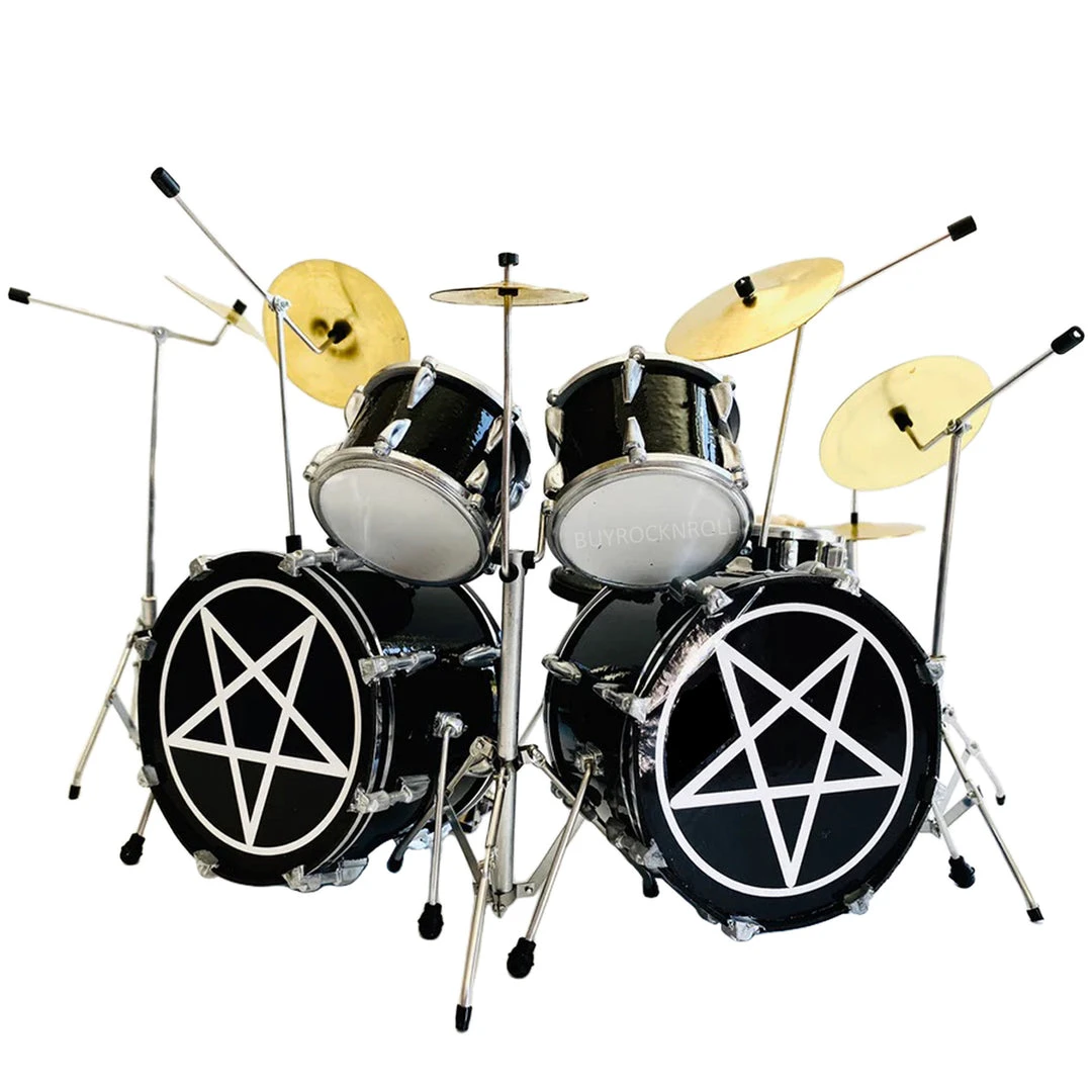 Motley Crue Collectible Axe Heaven Tommy Lee Shout At The Devil Drum Set Miniature Replica 3 Motley Crue Collectible Axe Heaven Tommy Lee Shout At The Devil Drum Set Miniature Replica
