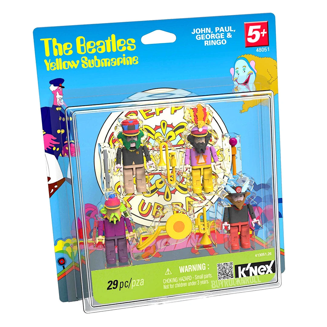 Beatles Collectibles: 2012 K'NEX Yellow Submarine Sgt Pepper Mini Figures Series 2 6 Beatles Collectibles: 2012 K'NEX Yellow Submarine Sgt Pepper Mini Figures Series 2