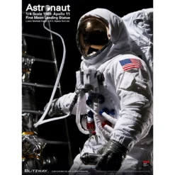 Apollo 11 Collectible 2021 Blitzway 1/4 Scale 1969 Astronaut Moon Landing Statue