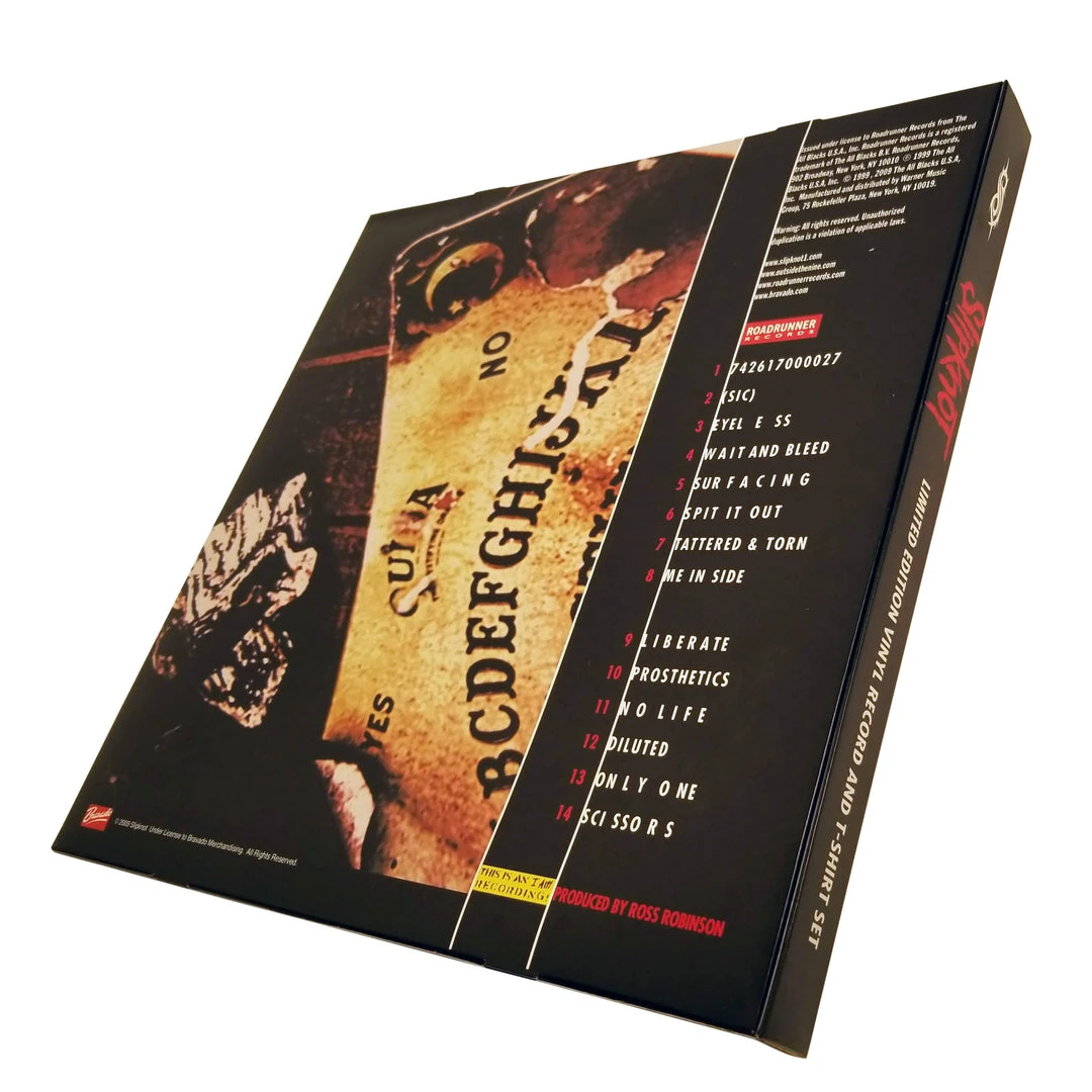 Rare Slipknot Collectible 2009 Road Runner Records Green Vinyl LP Debut Album T-Shirt Box Set - LG 8 Rare Slipknot Collectible 2009 Road Runner Records Green Vinyl LP Debut Album T-Shirt Box Set - LG