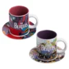 Beatles Collectibles 2016 Vandor Yellow Submarine Teacups & Saucers Set Of 2 (PP) Beatles, The