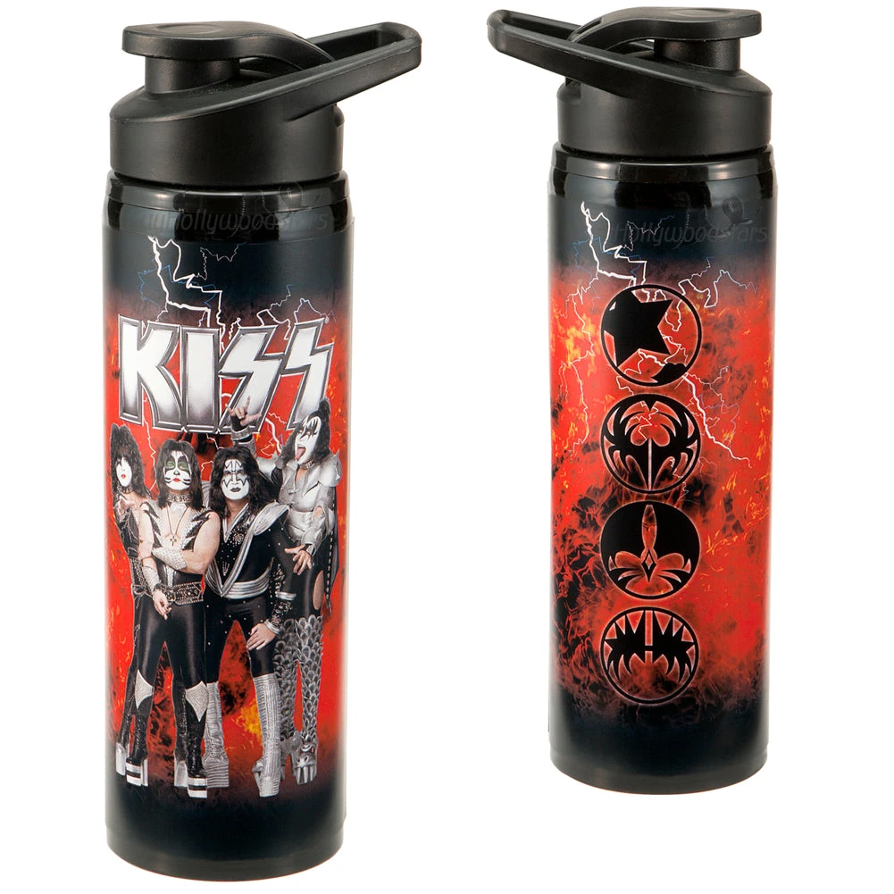 KISS Collectible 2010 Vandor Destroyer Figures Stainless Steel Water Bottle 5 KISS Collectible 2010 Vandor Destroyer Figures Stainless Steel Water Bottle