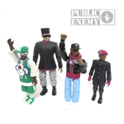 Press Pop Public Enemy Collectibles 2016 PressPop Flavor Flav Chuck D Terminator X Professor Griff Figures