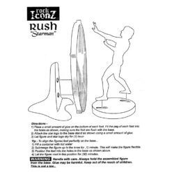 RUSH 2008 KnuckleBonz Rock Iconz '2112' 3D Album Art Starman Statue #80 / 3000