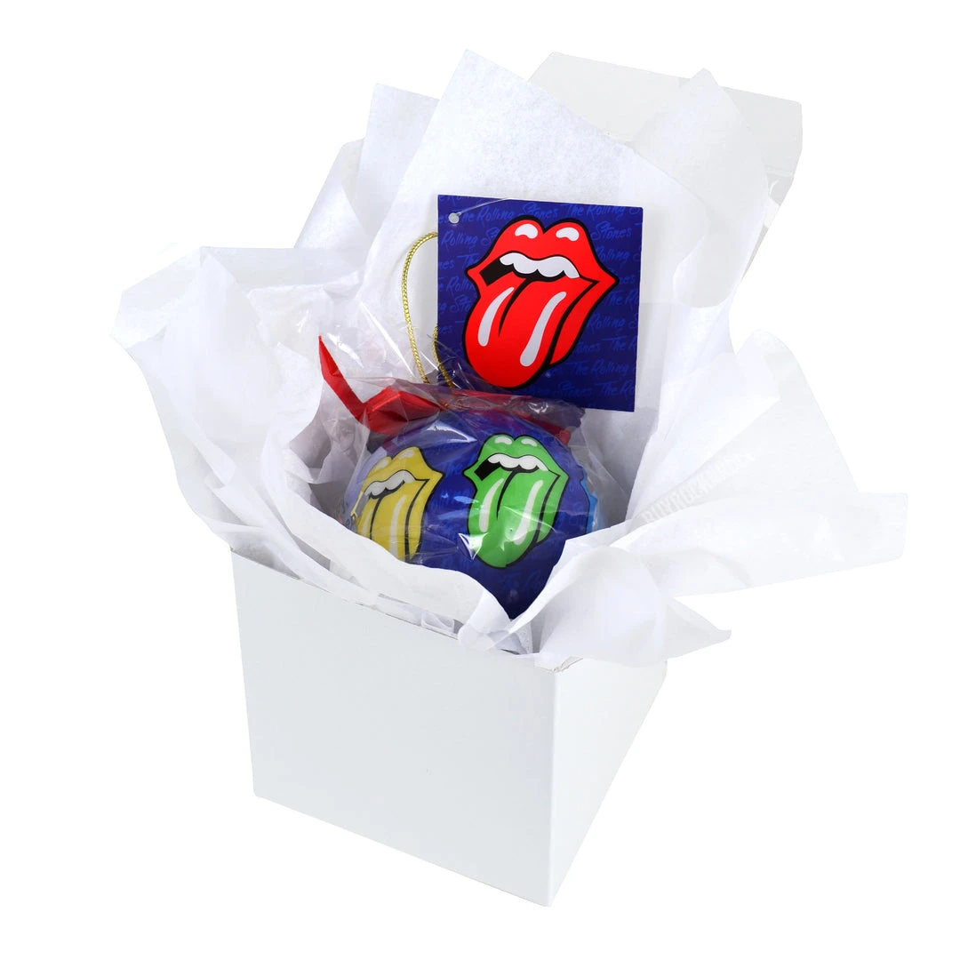 Rolling Stones Collectible: 2014 Bravado 3.25" Christmas Ornament In Gift Box Rolling Stones, The 5 Rolling Stones Collectible: 2014 Bravado 3.25" Christmas Ornament In Gift Box Rolling Stones, The