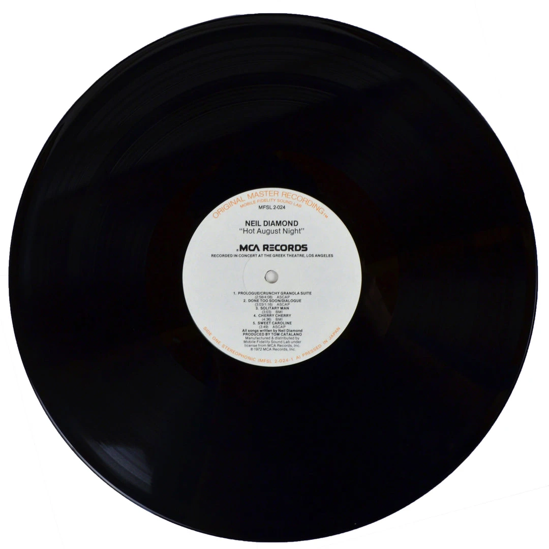 BuyRockNRoll MFSL Collectors 1980 Mobile Fidelity Neil Diamond - Hot August Night LP 2-024 5 BuyRockNRoll MFSL Collectors 1980 Mobile Fidelity Neil Diamond - Hot August Night LP 2-024