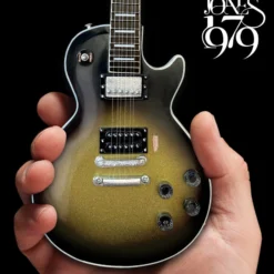 Axe Heaven Tool Collectible Adam Jones 1979 Gibson Les Paul Custom - Antique Silverburst Mini Guitar Replica 1:4 Scale Model