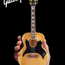 Tom Petty Ccollectible Axe Heaven Gibson SJ-200 Wildflower - Antique Natural Miniature Guitar Model 11 Tom Petty Ccollectible Axe Heaven Gibson SJ-200 Wildflower - Antique Natural Miniature Guitar Model