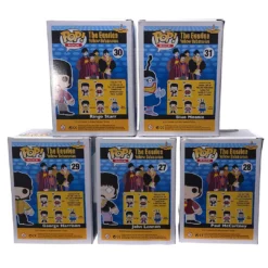 Beatles 2012 Funko Pop! Rocks Yellow Submarine 5 Figure Set Non-Perfect Boxes Beatles, The
