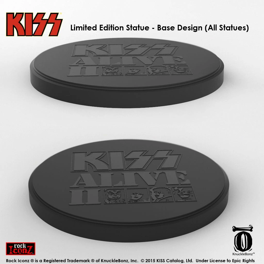 KISS Collectible 2016 KnuckleBonz Rock Iconz Alive II Ace Frehley Statue #255 9 KISS Collectible 2016 KnuckleBonz Rock Iconz Alive II Ace Frehley Statue #255