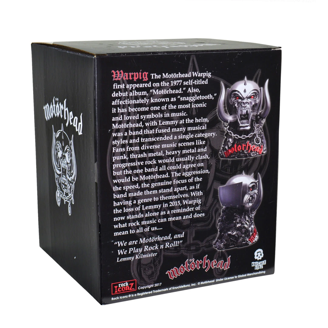 Motorhead Collectible 2017 KnuckleBonz Rock Iconz Warpig Statue Figure Low #42 Of 3000 11 Motorhead Collectible 2017 KnuckleBonz Rock Iconz Warpig Statue Figure Low #42 Of 3000
