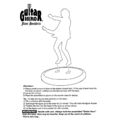 Jimi Hendrix Collectible 2006 Knucklebonz Rock Iconz Guitar Hero Nostalgia Statue