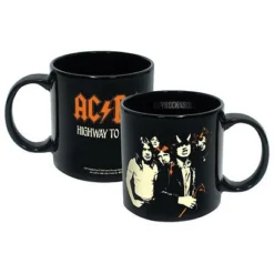 AC/DC Collectible ICUP 2016 Angus Malcolm Young Band Figures Highway To Hell Mug