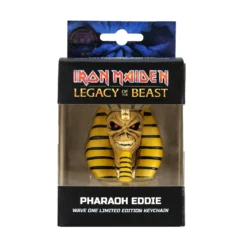 Incendium Iron Maiden Collectibles: Legacy Of The Beast Pharaoh Head Key Chain