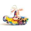 The Beatles Collectible 2007 Vandor Yellow Submarine Decoupage Christmas Ornament Beatles, The