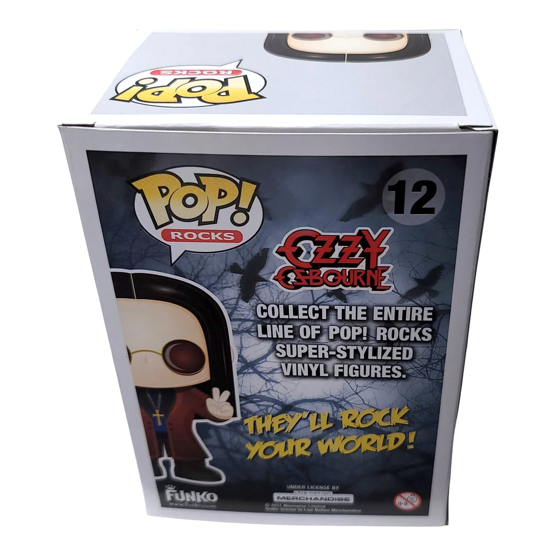Black Sabbath Collectible 2011 Funko Ozzy Osbourne POP! Rocks Figure #12 In Stacks Display Case 8 Black Sabbath Collectible 2011 Funko Ozzy Osbourne POP! Rocks Figure #12 In Stacks Display Case