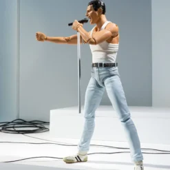 Bandai Tamshi Nations Queen Collectible 2020 Tamashii Nations BanDai Freddie Mercury Live Aid SH Figuarts 5" Figure 14 Bandai Tamshi Nations Queen Collectible 2020 Tamashii Nations BanDai Freddie Mercury Live Aid SH Figuarts 5