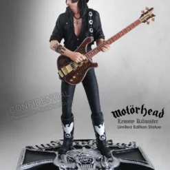 SOLD OUT! JULY 20th 2021Motorhead 2013 KnuckleBonz Vault Rock Iconz Lemmy Kilmister Statue #15/3000