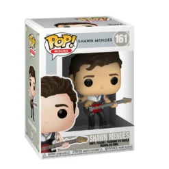 Shawn Mendes Collectible Handpicked 2020 Funko Pop! Rocks Figure #161 In Protector