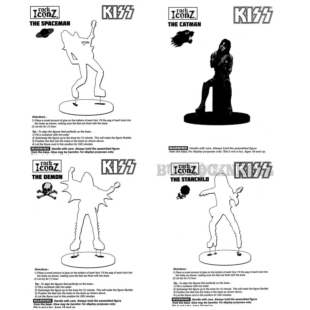 SOLD OUT! KISS Collectible 2016 KnuckleBonz Rock Iconz Alive II Band Members Statue Set 12 SOLD OUT! KISS Collectible 2016 KnuckleBonz Rock Iconz Alive II Band Members Statue Set