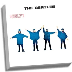 The Beatles Beatles Collectible Steiner Sports HELP Album LP Cover Stretched Canvas Wall Art 20x20 Beatles, The