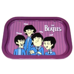 Beatles, The Beatles Collectible: New 2005 Vandor Animated Cartoon Figures Tin Tray