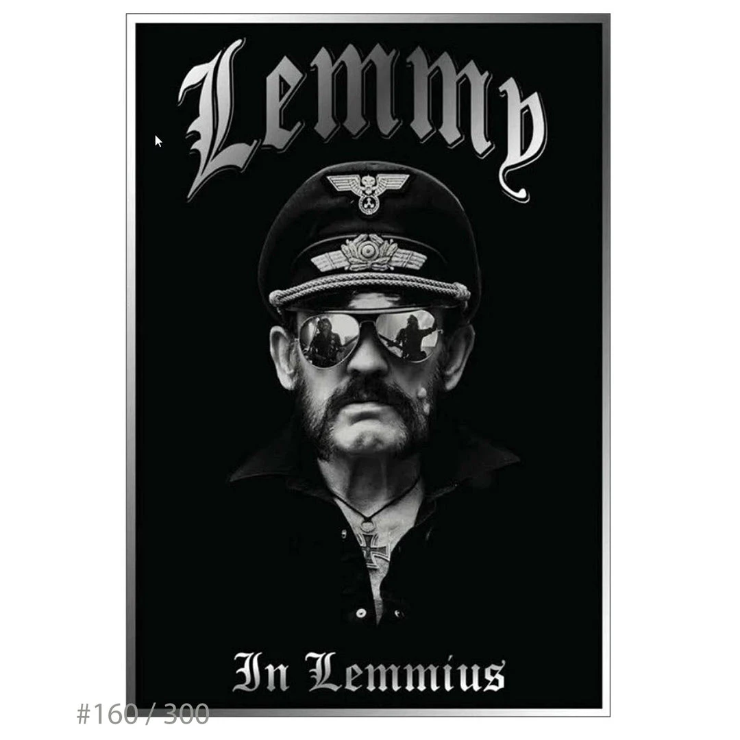 Motorhead Collectible Lemmy Kilmister In Lemmius Memorial ScreenPirnted 13x19 Poster #160/300 10 Motorhead Collectible Lemmy Kilmister In Lemmius Memorial ScreenPirnted 13x19 Poster #160/300