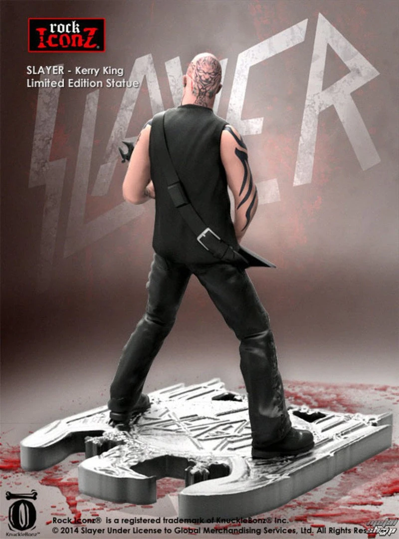 Slayer Collectible: 2014 Knucklebonz Rock Iconz Kerry King Statue #91 Of 1000 11 Slayer Collectible: 2014 Knucklebonz Rock Iconz Kerry King Statue #91 Of 1000