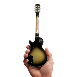 Axe Heaven Tool Collectible Adam Jones 1979 Gibson Les Paul Custom - Antique Silverburst Mini Guitar Replica 1:4 Scale Model
