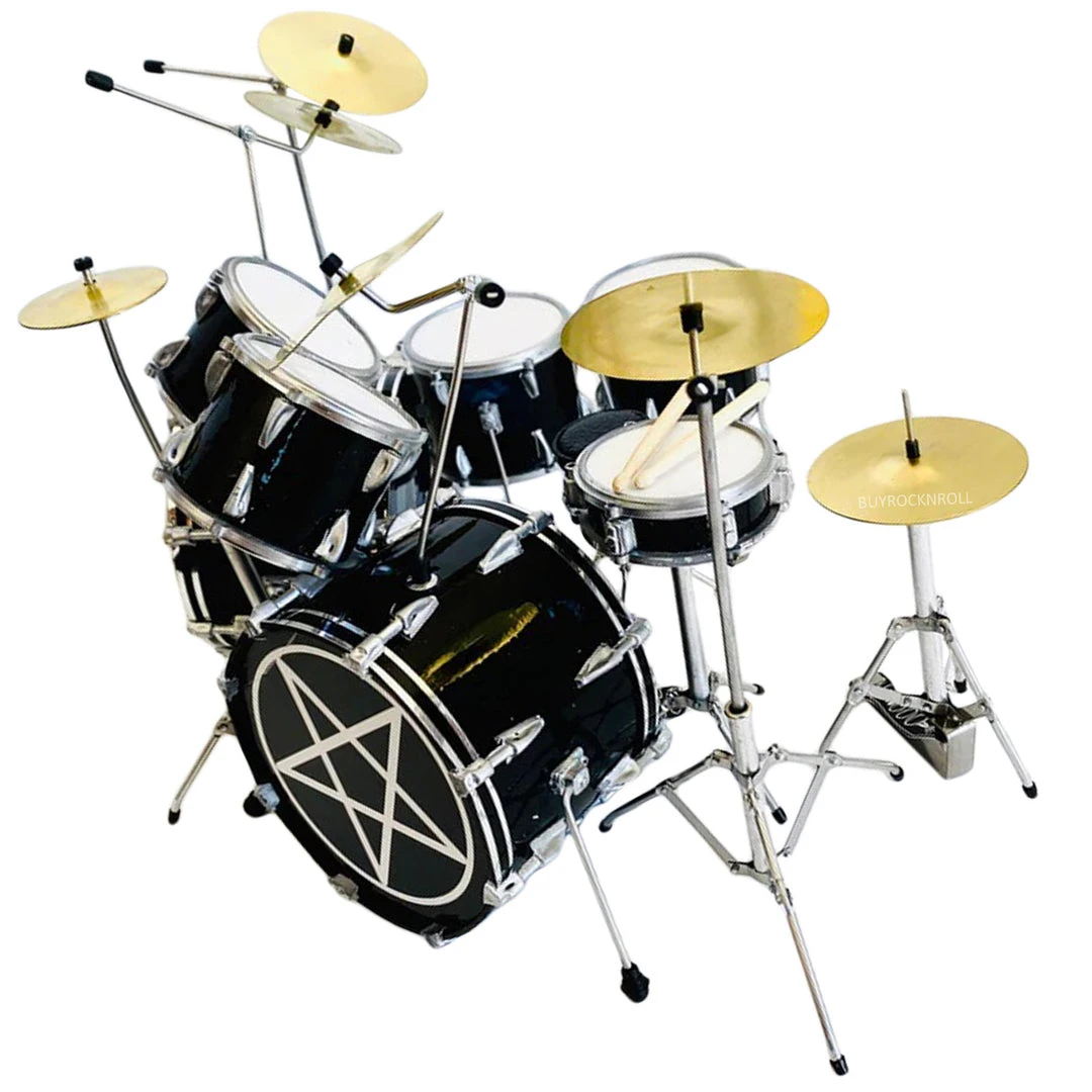 Motley Crue Collectible Axe Heaven Tommy Lee Shout At The Devil Drum Set Miniature Replica 5 Motley Crue Collectible Axe Heaven Tommy Lee Shout At The Devil Drum Set Miniature Replica