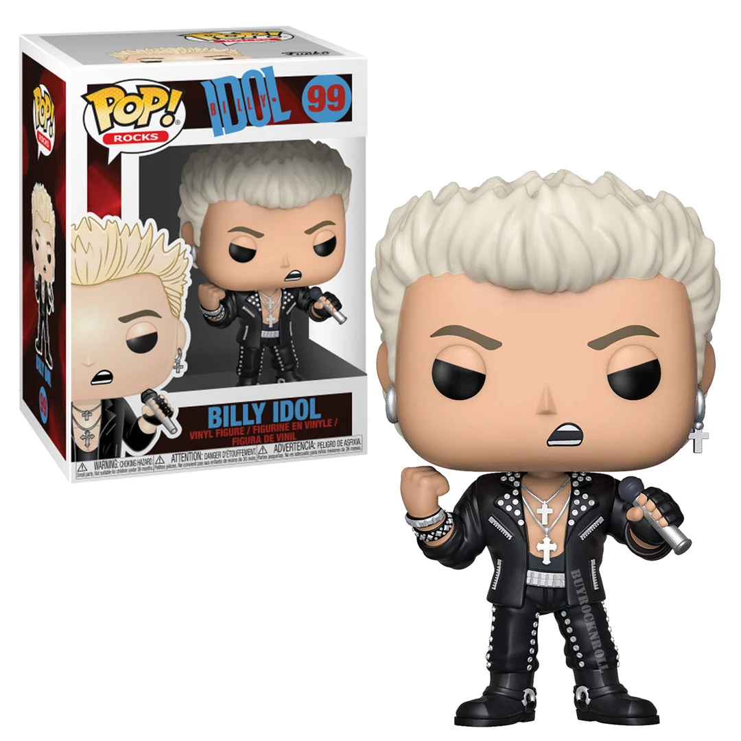 Billy Idol Collectible: Funko Pop! Rocks Handpicked Figure In Protector Case 6 Billy Idol Collectible: Funko Pop! Rocks Handpicked Figure In Protector Case