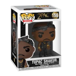 Tupac Collectible 2019 Handpick Funko Pop Rocks Vest Bandana Figure In Protector