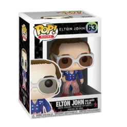 Elton John Handpicked 2017 Funko POP Rocks Greatest Hits In Protector Displays